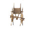 Brass Bull Cart Statue 0.7Kg